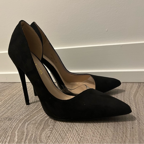 Fashion Nova Black High Heels size 5.5 - Picture 5 of 12